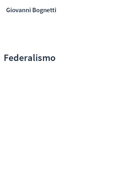 Federalismo