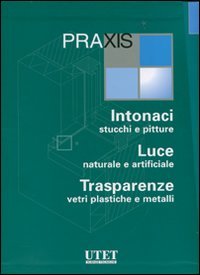 Praxis: Intonaci, stucchi e pitture-Luce naturale e artificiale-Trasparenze, vetri plastiche e metalli