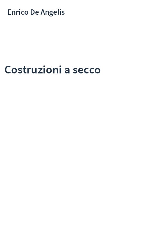 Costruzioni a secco