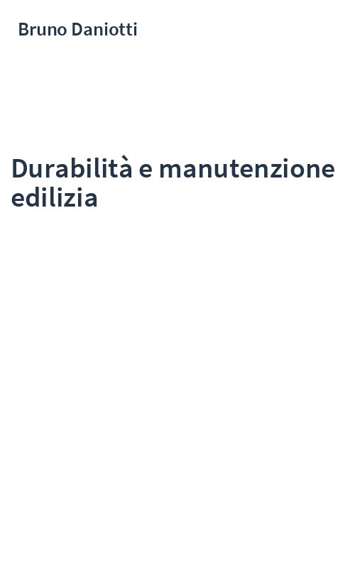 Durabilità e manutenzione edilizia