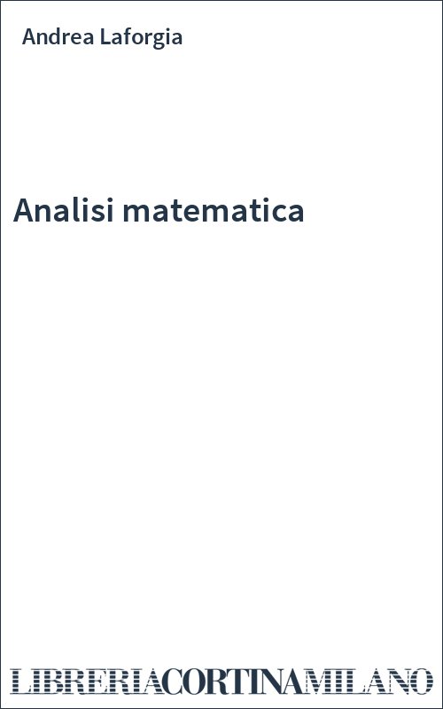 Analisi matematica