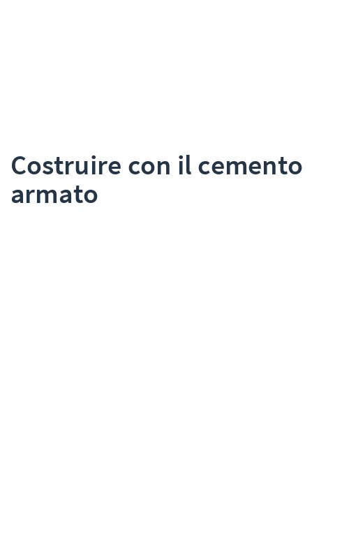 Costruire con il cemento armato