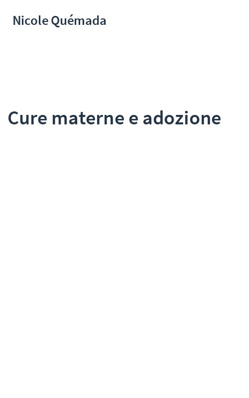 Cure materne e adozione