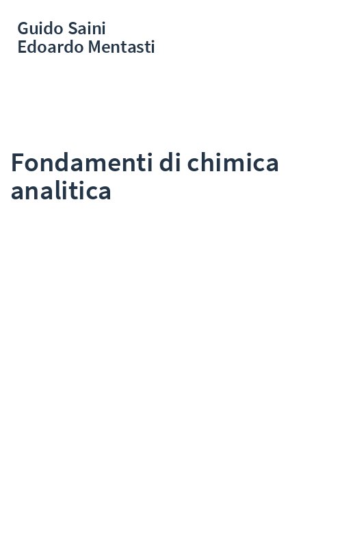 Fondamenti di chimica analitica
