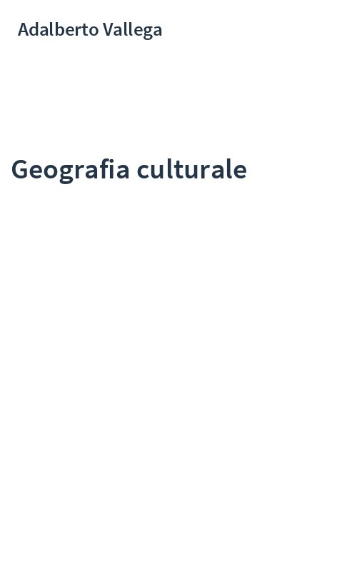Geografia culturale