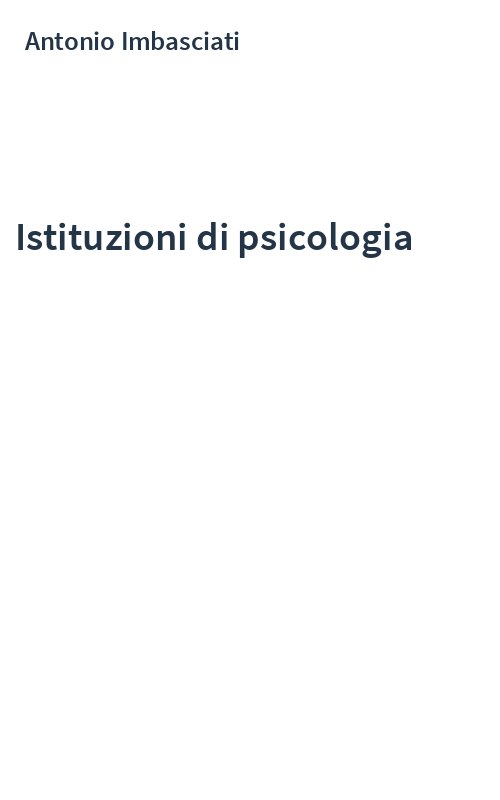 Istituzioni di psicologia
