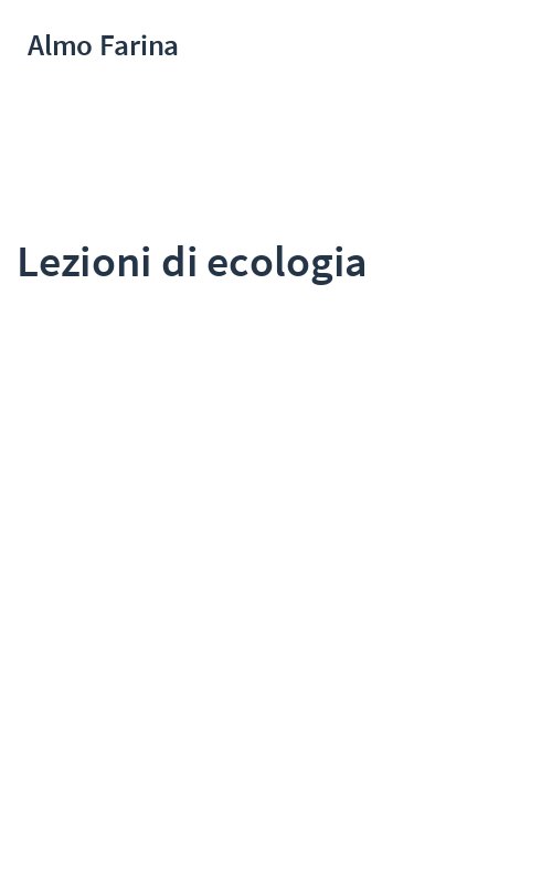 Lezioni di ecologia