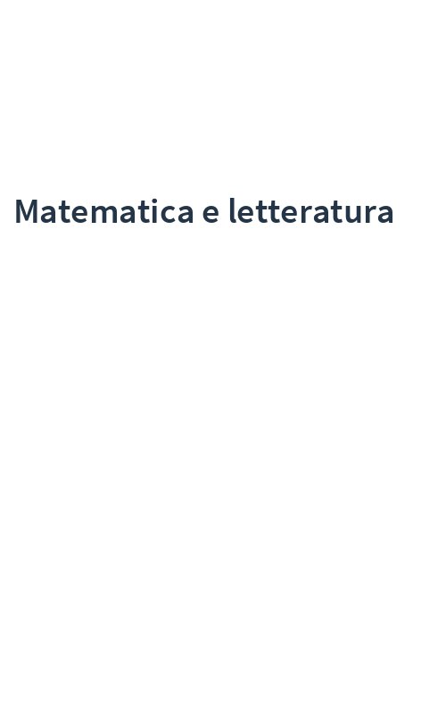 Matematica e letteratura