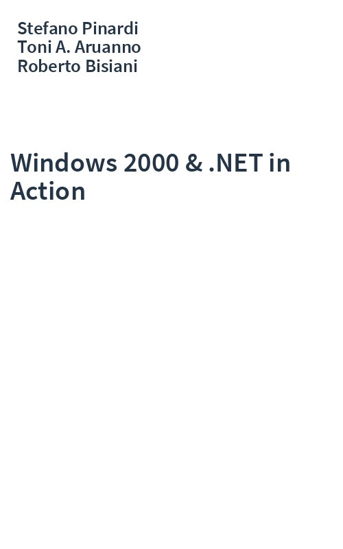 Windows 2000 & .NET in Action