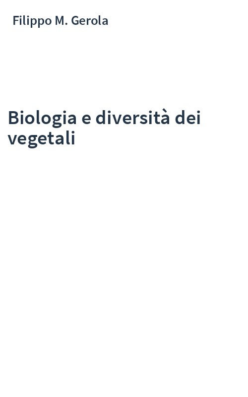 Biologia e diversità dei vegetali