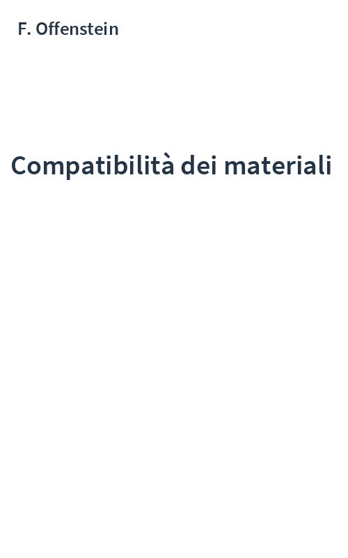 Compatibilità dei materiali