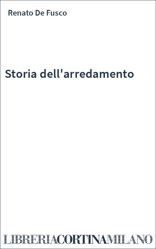 Storia dell'arredamento