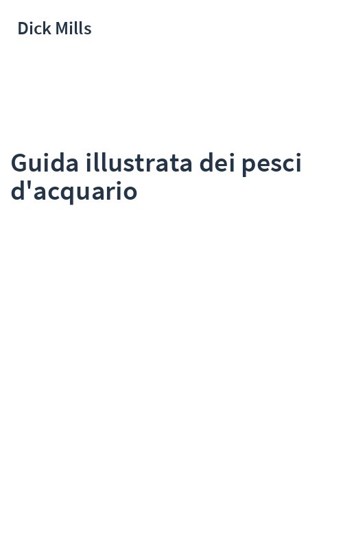 Guida illustrata dei pesci d'acquario