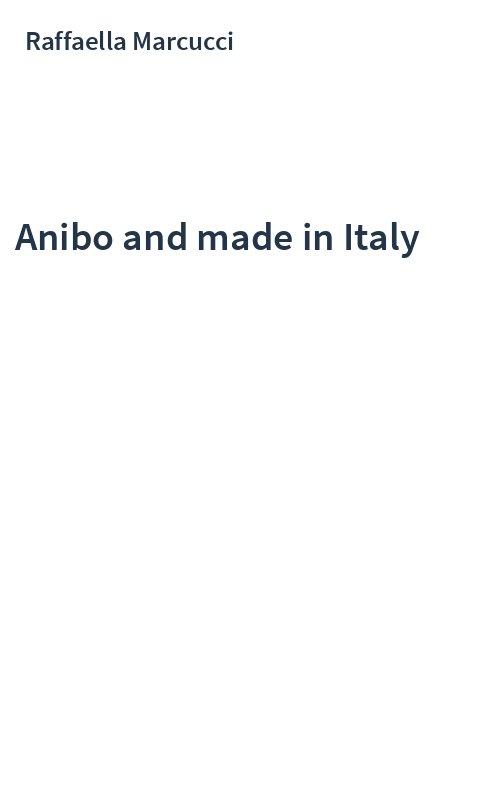 Anibo and made in Italy