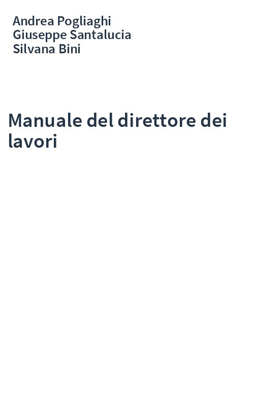 Manuale del direttore dei lavori