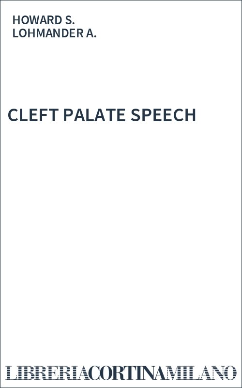 CLEFT PALATE SPEECH