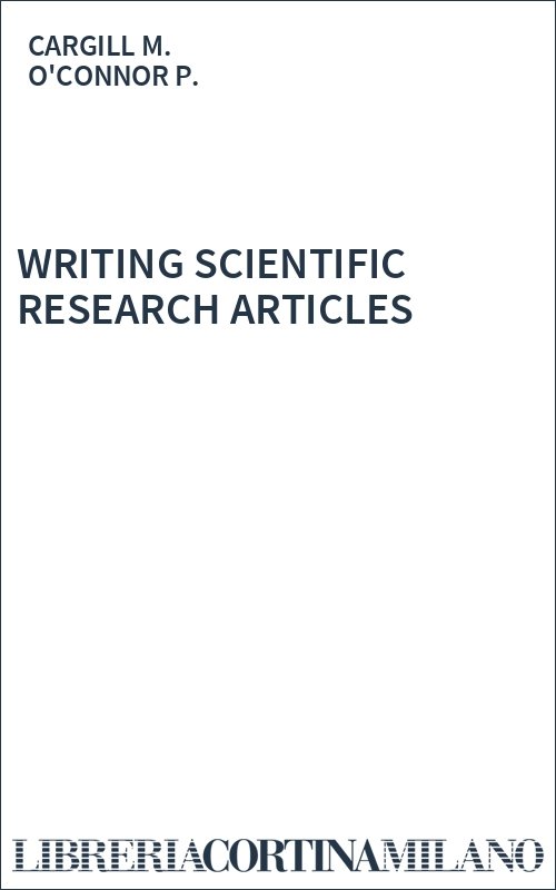 WRITING SCIENTIFIC RESEARCH ARTICLES