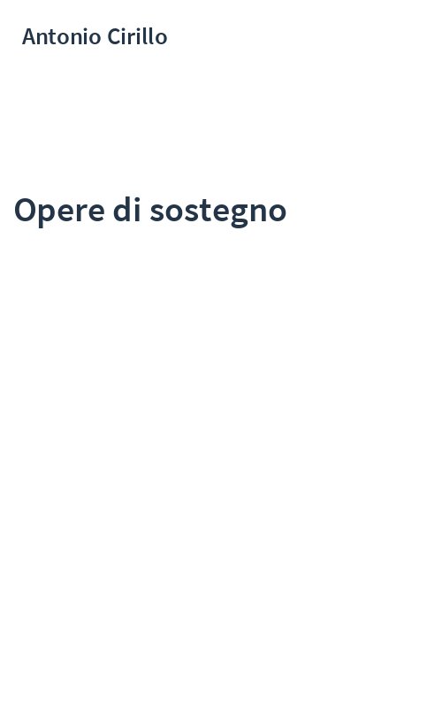 Opere di sostegno