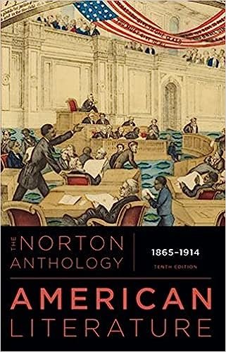 The Norton Anthology of American Literature. Volume C. 1865-1914