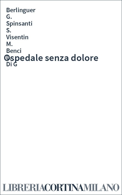 Ospedale senza dolore