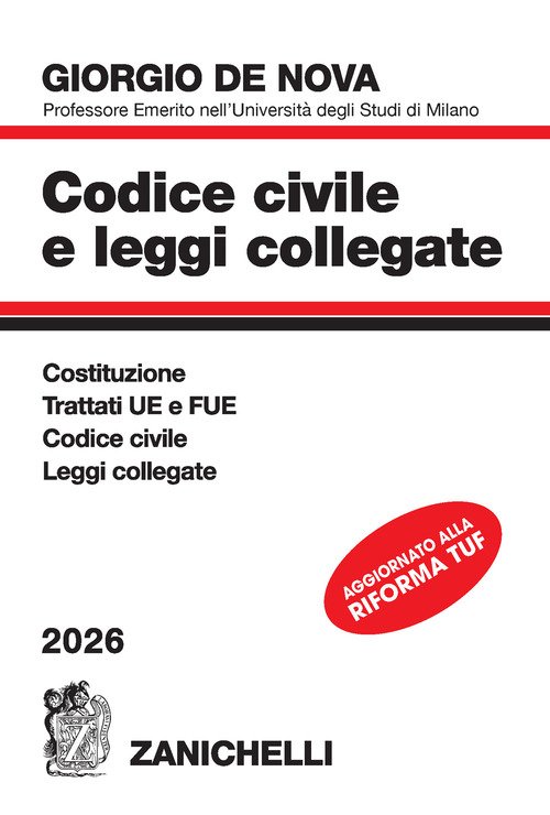 Codice civile e leggi collegate 2026