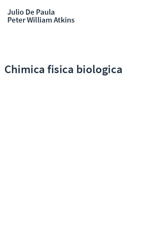 Chimica fisica biologica