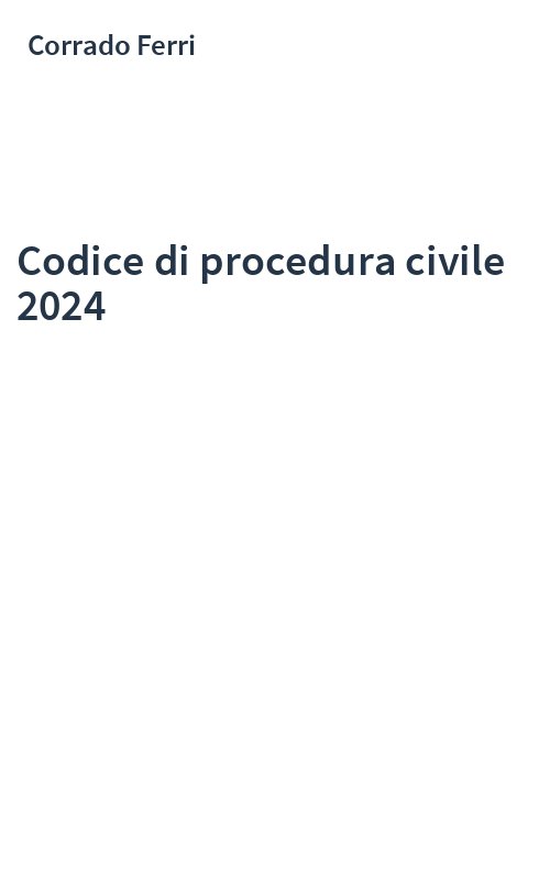 Codice di procedura civile 2024