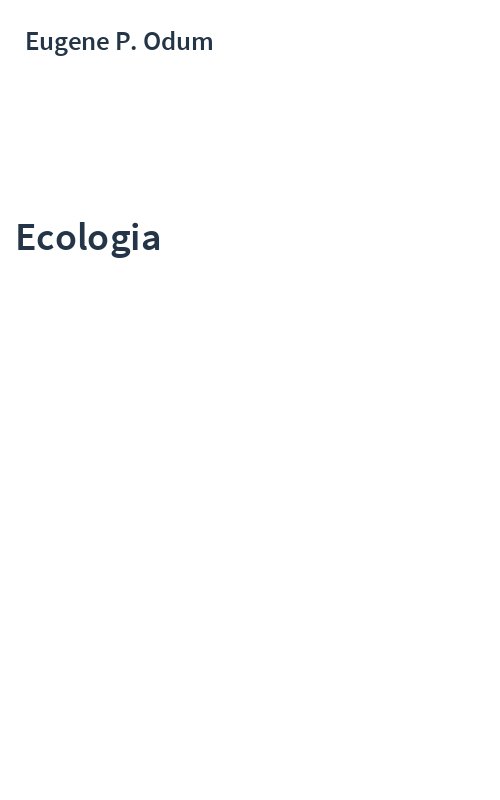 Ecologia