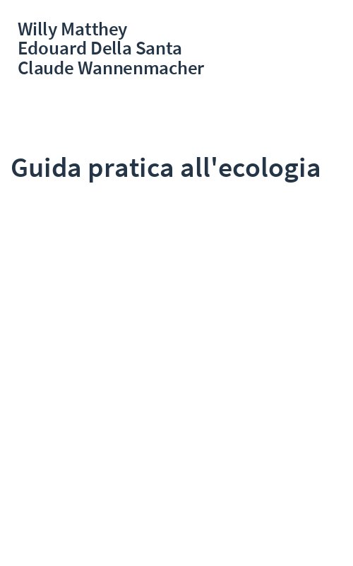 Guida pratica all'ecologia
