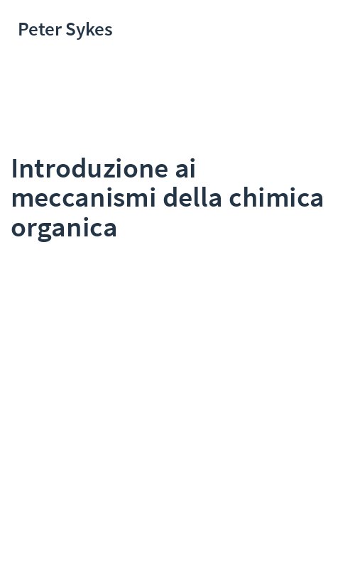 Introduzione ai meccanismi della chimica organica