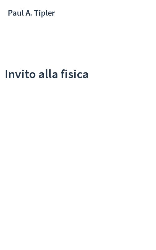 Invito alla fisica