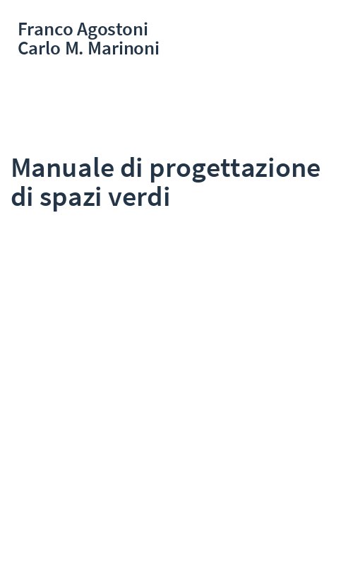 Manuale di progettazione di spazi verdi