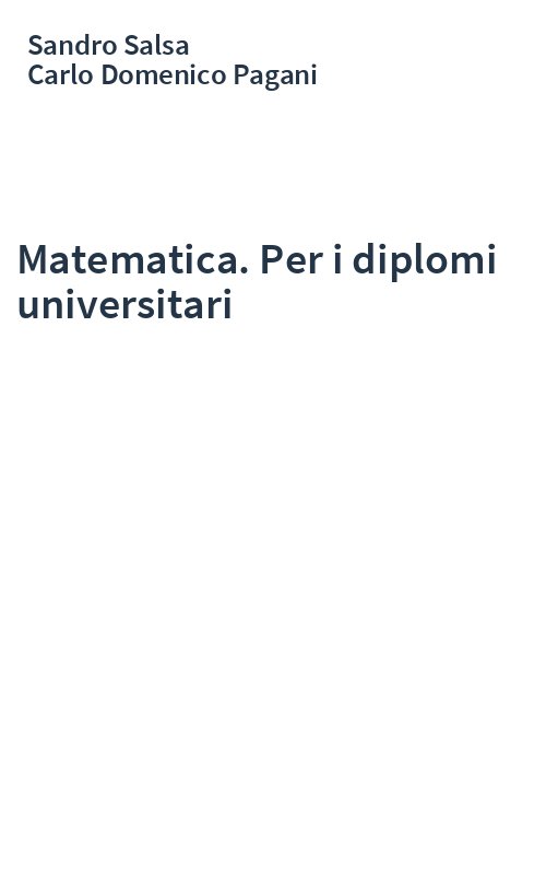 Matematica. Per i diplomi universitari