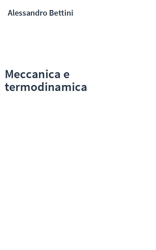 Meccanica e termodinamica