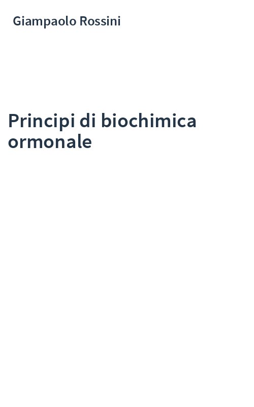 Principi di biochimica ormonale