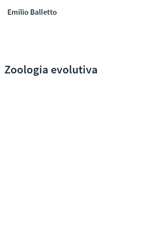 Zoologia evolutiva
