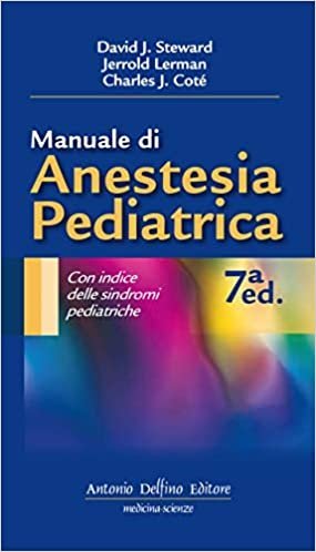 Manuale di anestesia pediatrica