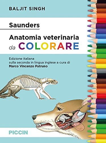 Saunders. Anatomia veterinaria da colorare