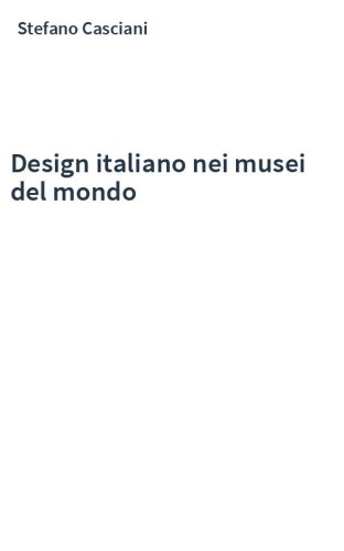 Design italiano nei musei del mondo