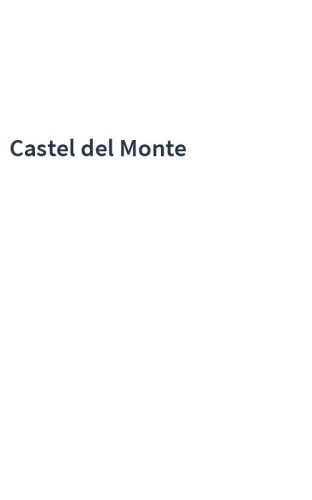Castel del Monte
