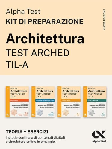Alpha Test Architettura ARCHED, TIL-A 2026-2027. Kit di preparazione