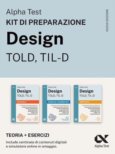 Alpha Test Design TOLD, TIL-D 2026-2027. Kit di preparazione