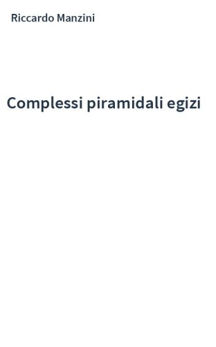 Complessi piramidali egizi