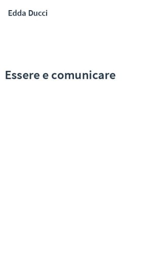 Essere e comunicare