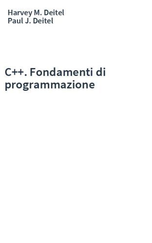 C++. Fondamenti di programmazione