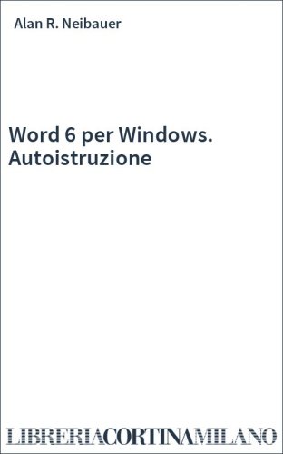 Word 6 per Windows. Autoistruzione