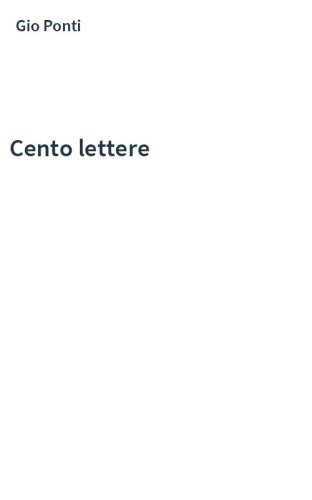 Cento lettere