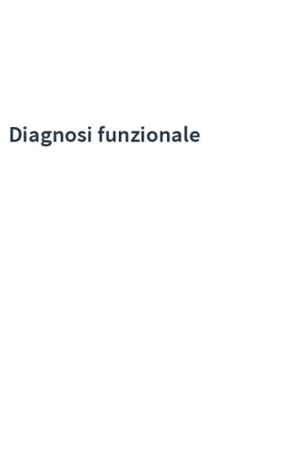 Diagnosi funzionale