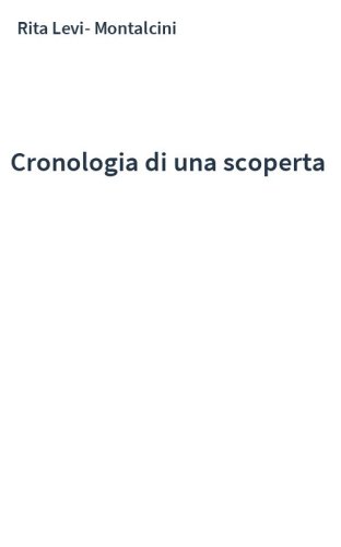 Cronologia di una scoperta