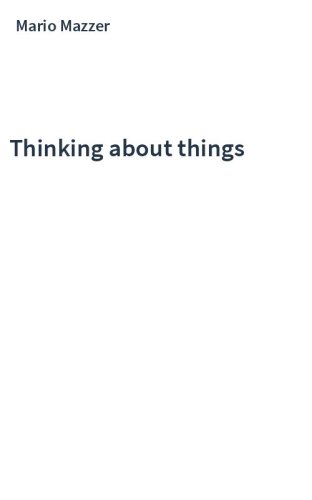 Thinking about things